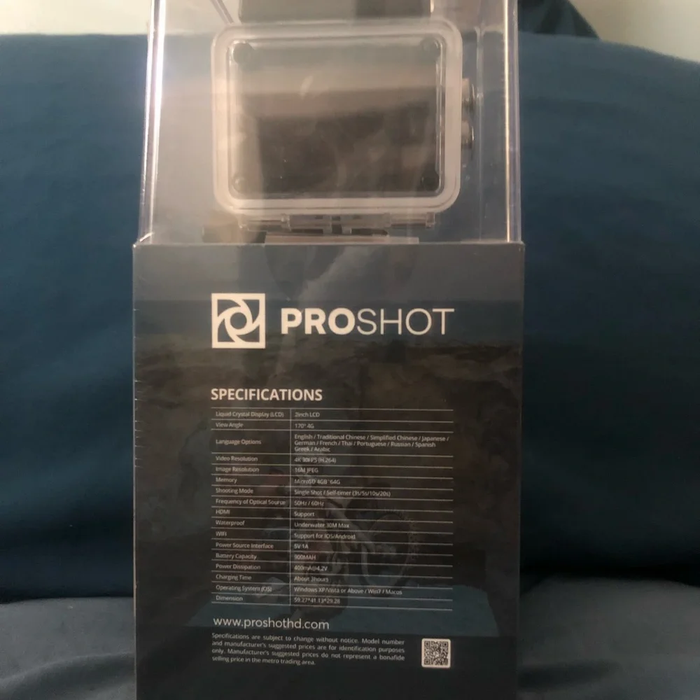 ProShot PS5 4K camera. Brand New.